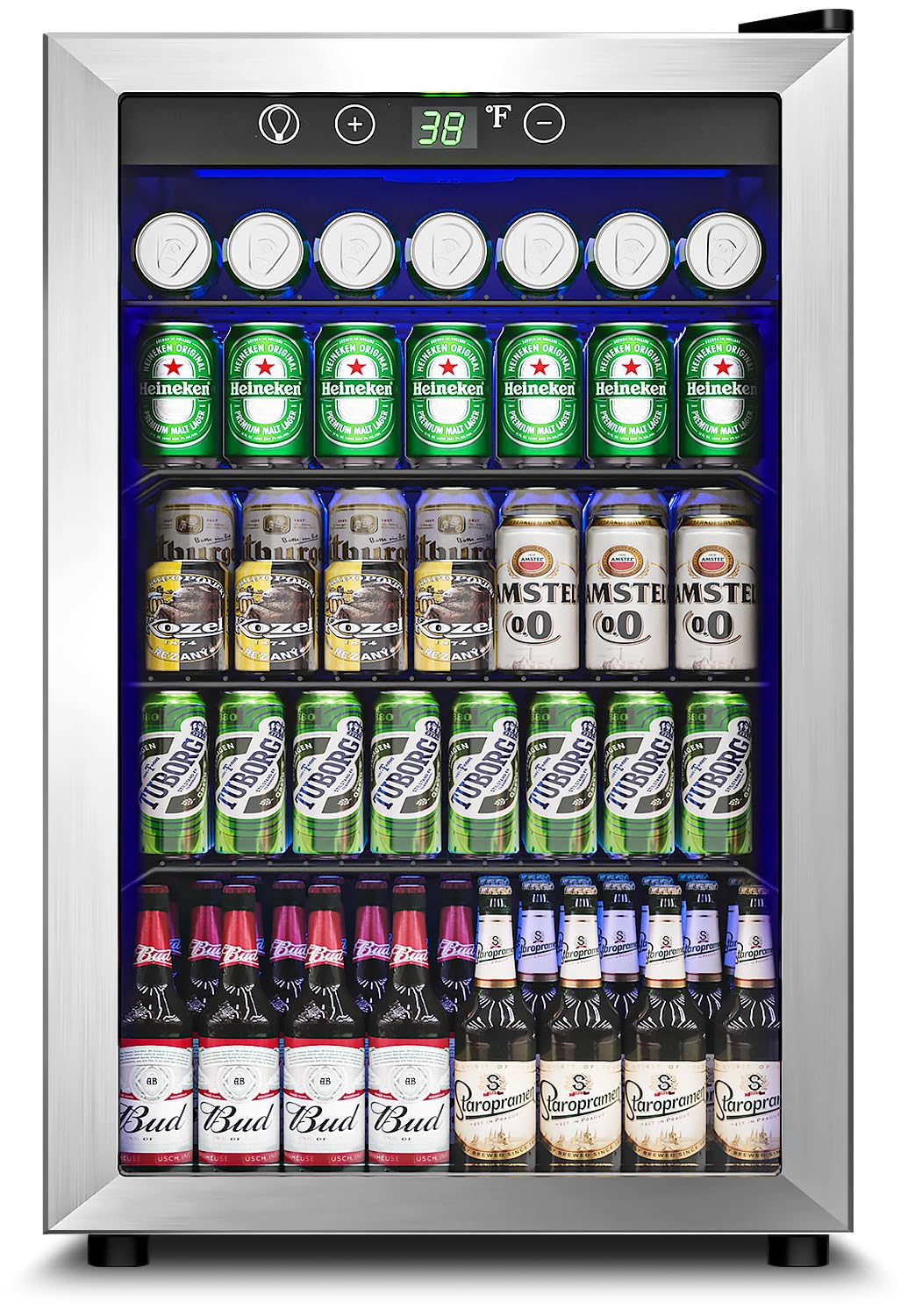 Wine Beer Mini Fridge - 4.5 Cu.Ft İçecek Soğutucu 145 Kutu