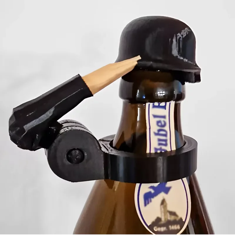 Wine Beer Hat - Komik Bira Şişesi Kaskı Yaratıcı Şarap