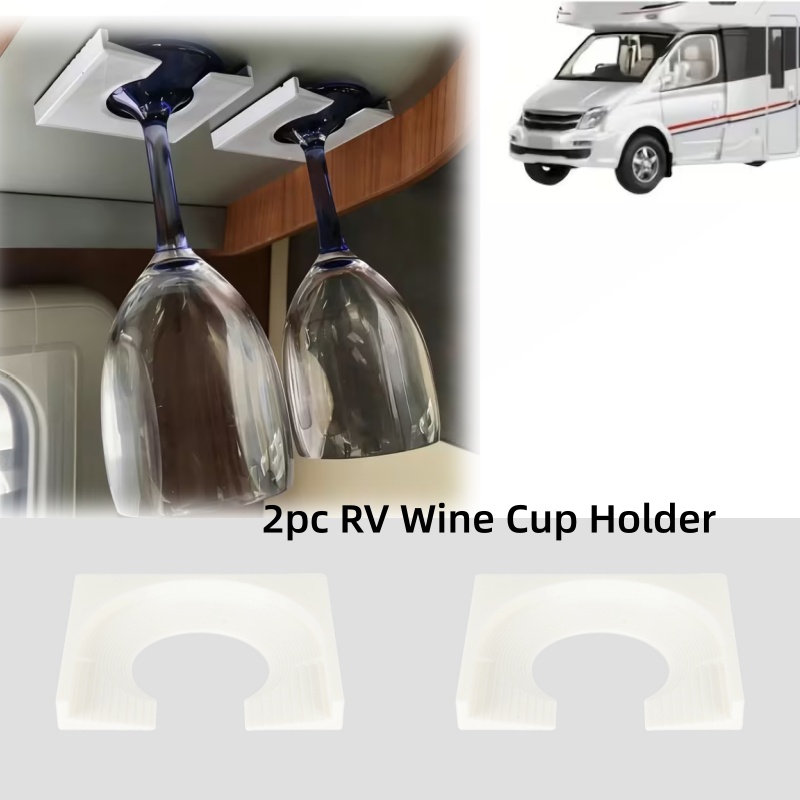 Wine & Beer Quito - 2 adet RV karavan şarap bardağı