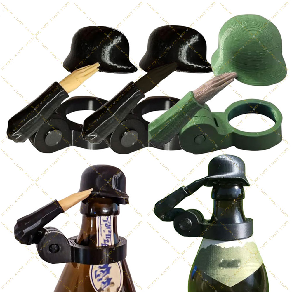 Wine Beer Hat - Komik Asker Selamı Bira Şişesi Kaskı