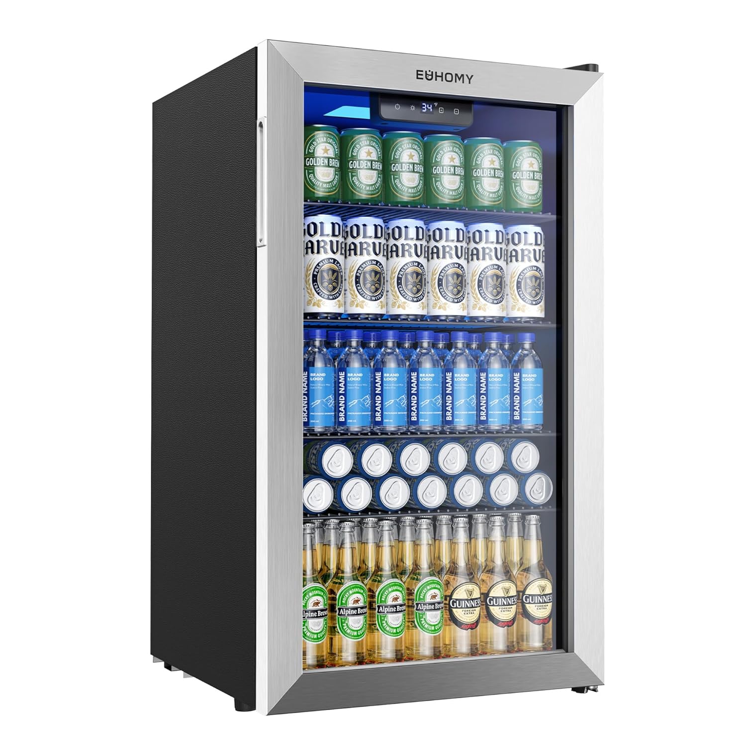 Wine Beer Mini Fridge - Mini Buzdolabı 130 Kutu İçecek Soğutucu