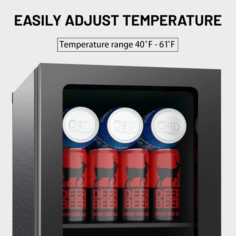 24 Kutulu Cam Kapılı Mini Buzd - Wine Beer Mini Fridge incelemesi ve fiyatı