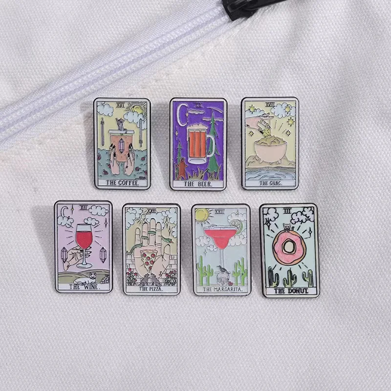 Özel Tarot emaye pimleri bira  - Wine Beer Hat incelemesi ve fiyatı